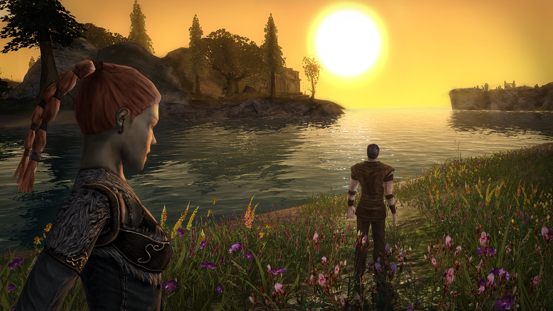 Unholy Wars staring at sunset screenshot