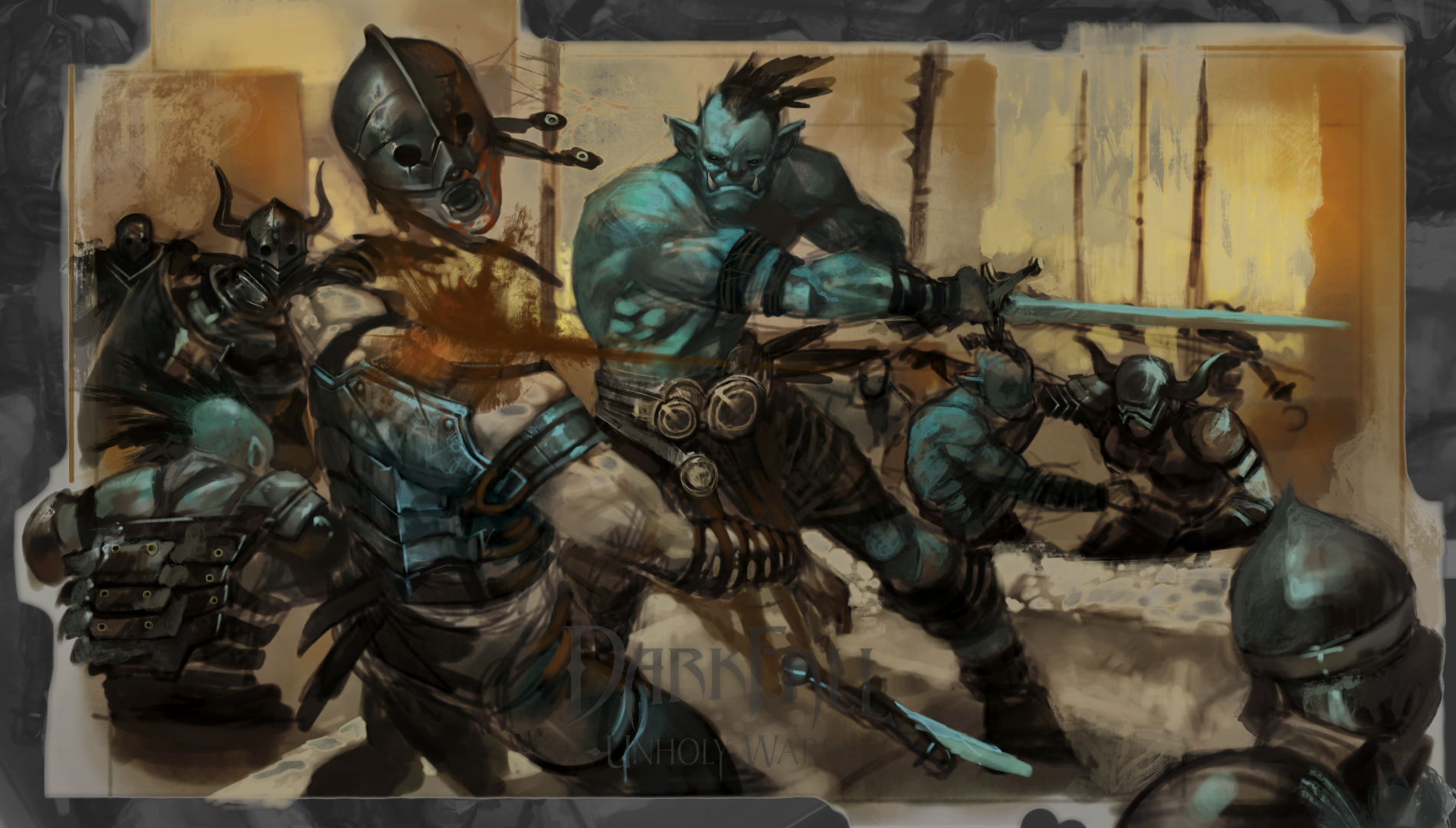 Unholy Wars concept art - ork